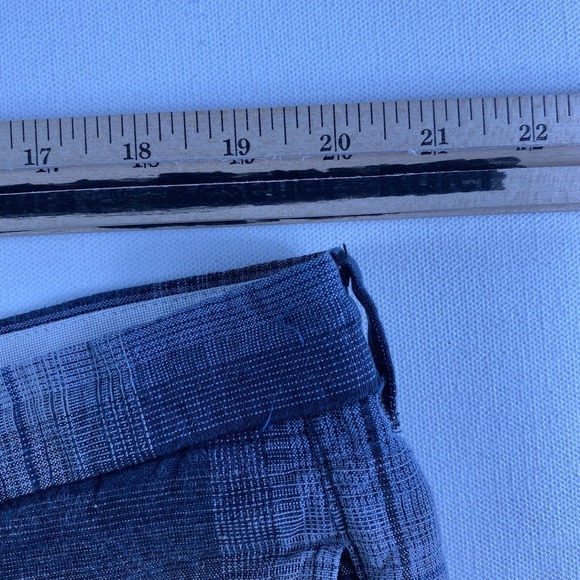 Tommy Bahama Bermuda Shorts Mens 40 Blue Linen Blend Plaid Island 9 Inseam - Picture 8 of 10